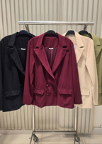 Blazer Oversized Bordô