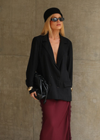 Blazer Oversized Bordô