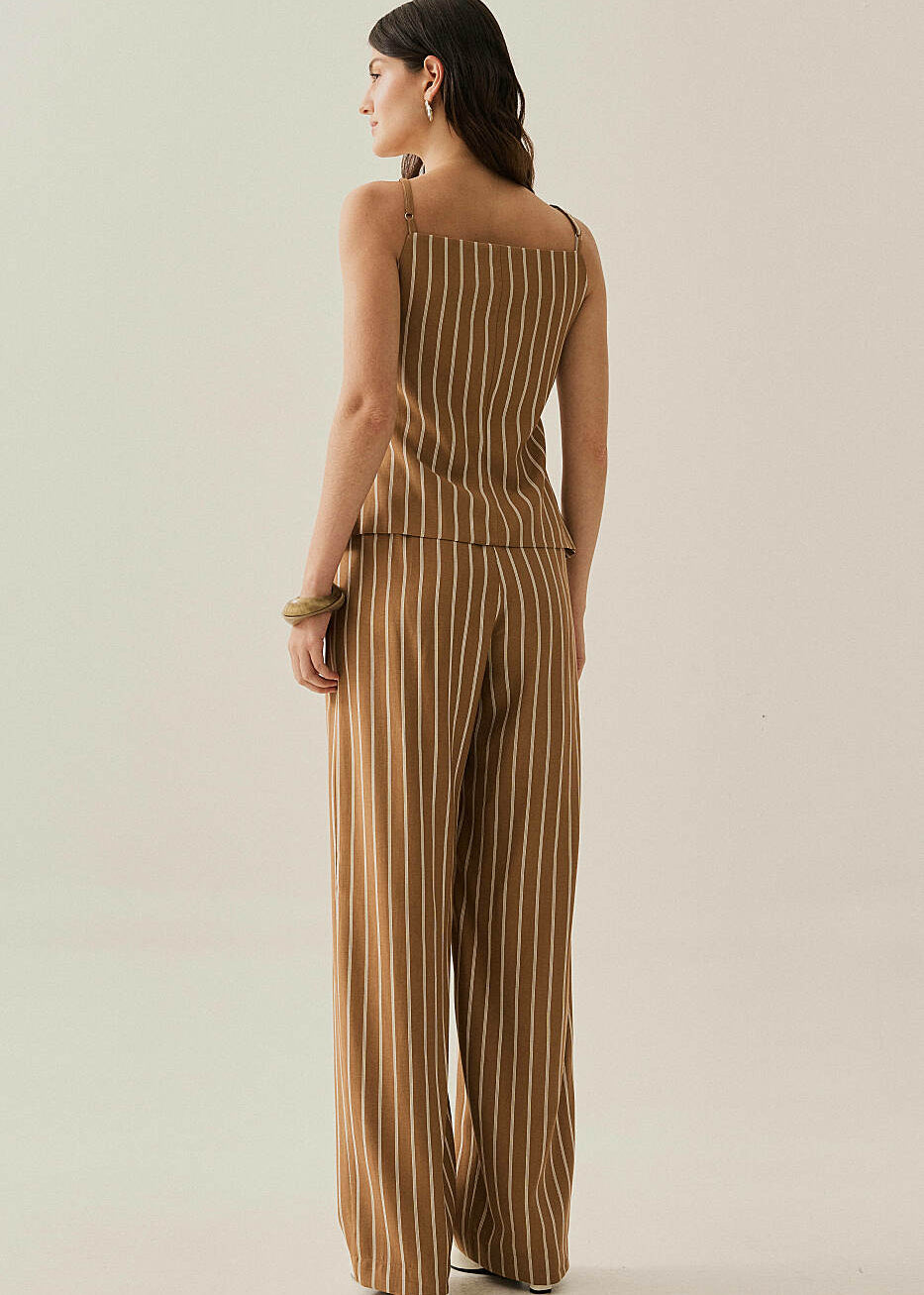 Calça Alfaiataria Listrada