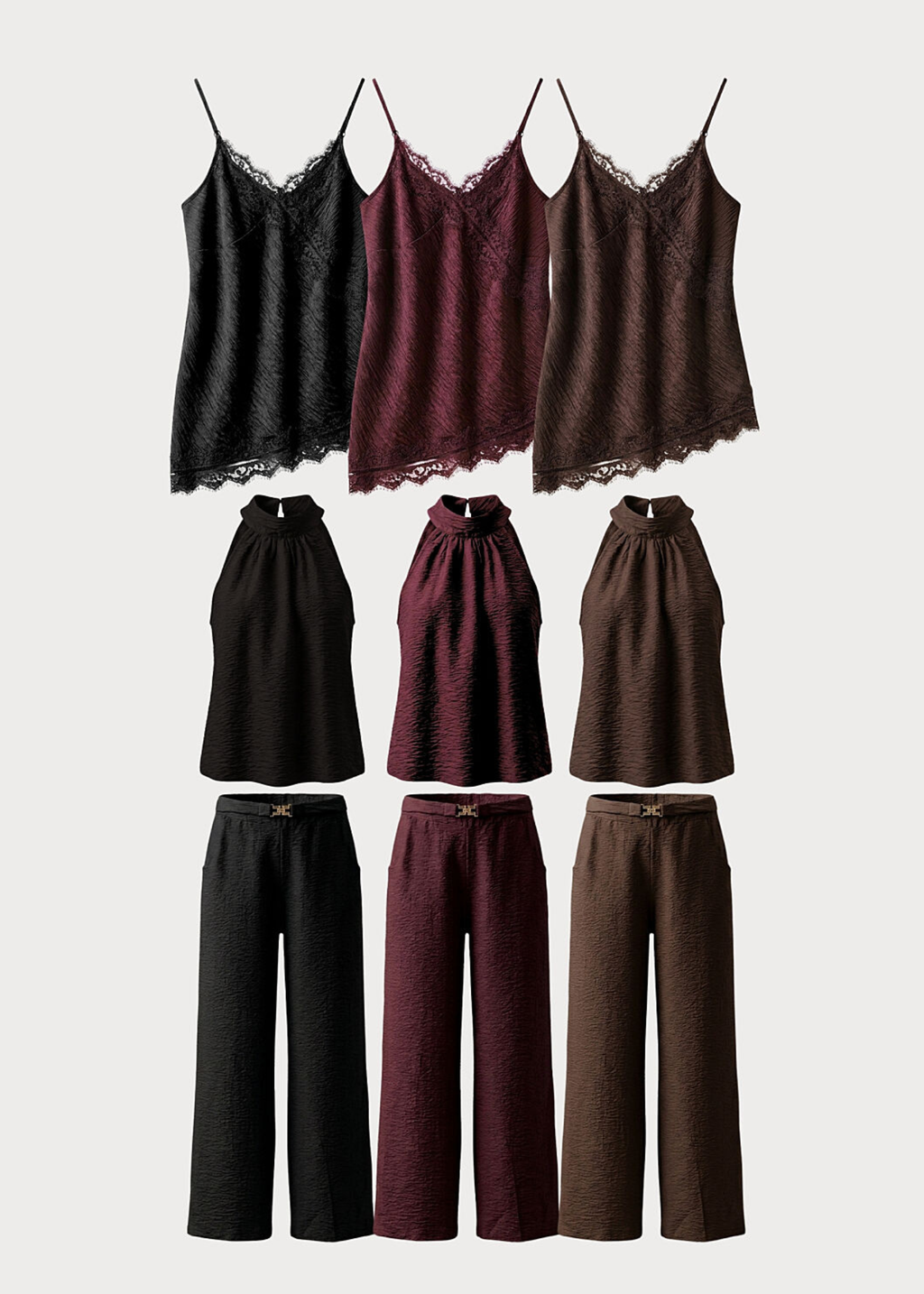 Calça Wide com Cinto