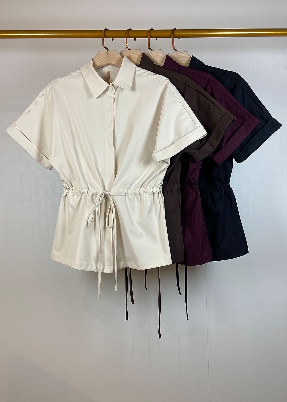 Blusa Estruturada com Amarração